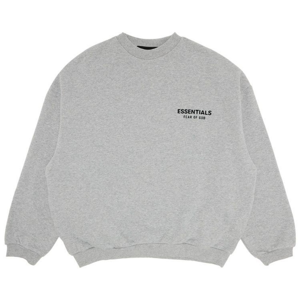 Fear of God Essentials Fleece Crewneck Light Heather Grey